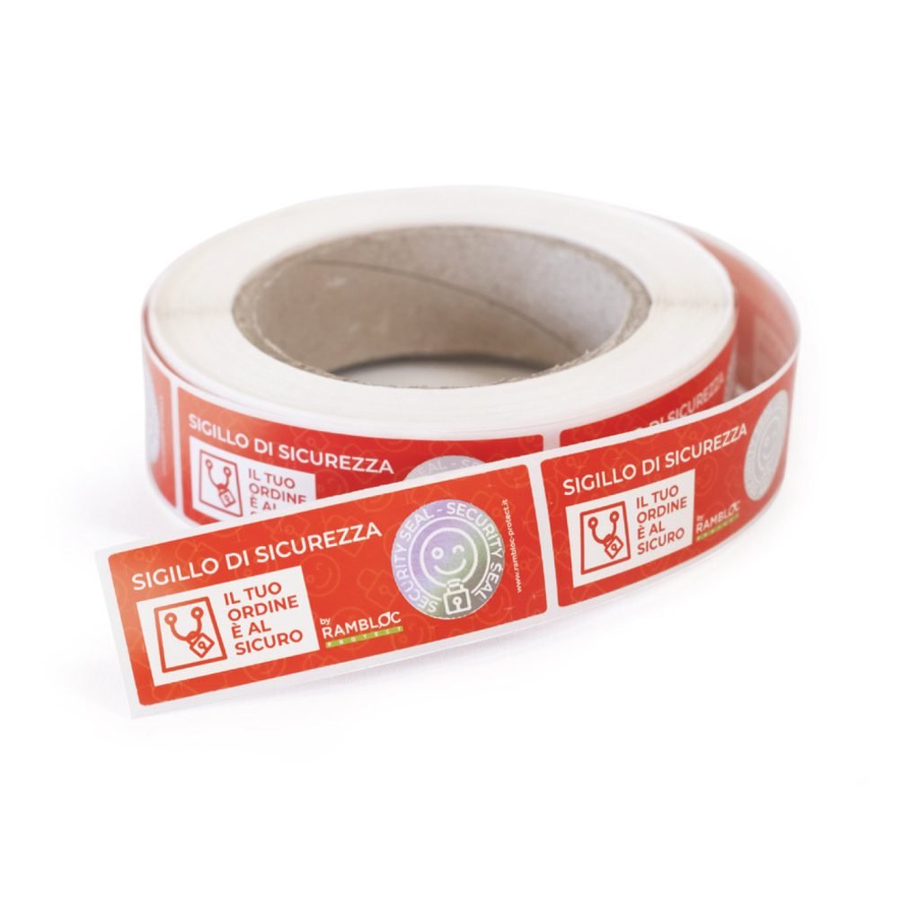 Sigillo antieffrazione di sicurezza per pacchi e buste - Texso Packaging